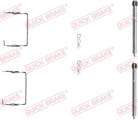 QUICK BRAKE Комплектующие, колодки дискового тормоза 109-1267